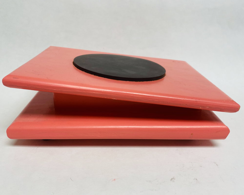 FM Dynamics Drum Practice Pad - Angled - Soft Red