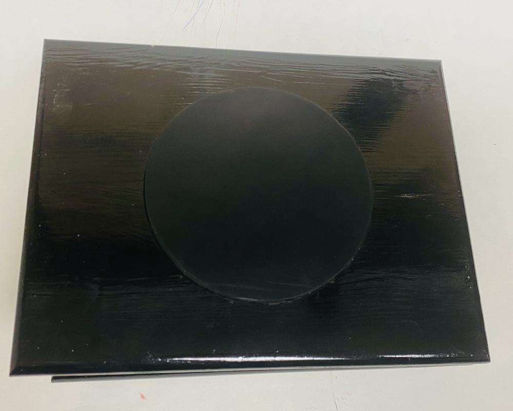 FM Dynamics Drum Practice Pad - Angled - Black