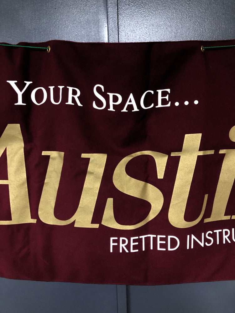 Austin Guitars Banner - 48 inches wide x 25.5 inches tall E0094
