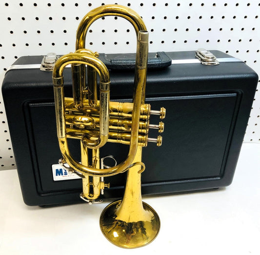 Pre-owned King Cleveland 602 Cornet with new ABS case - F1037 - Fornaszewski Music Store, Granite City IL 62040 - www.stanf.com