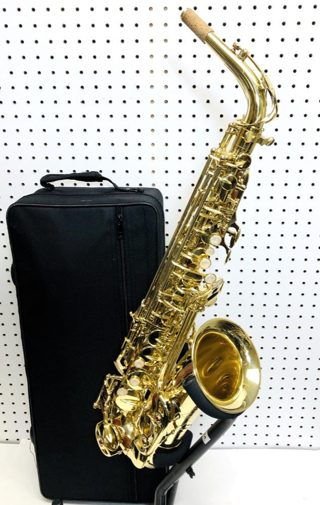 Oxford Student Alto Saxophone Outfit - Brass Finish - F1038