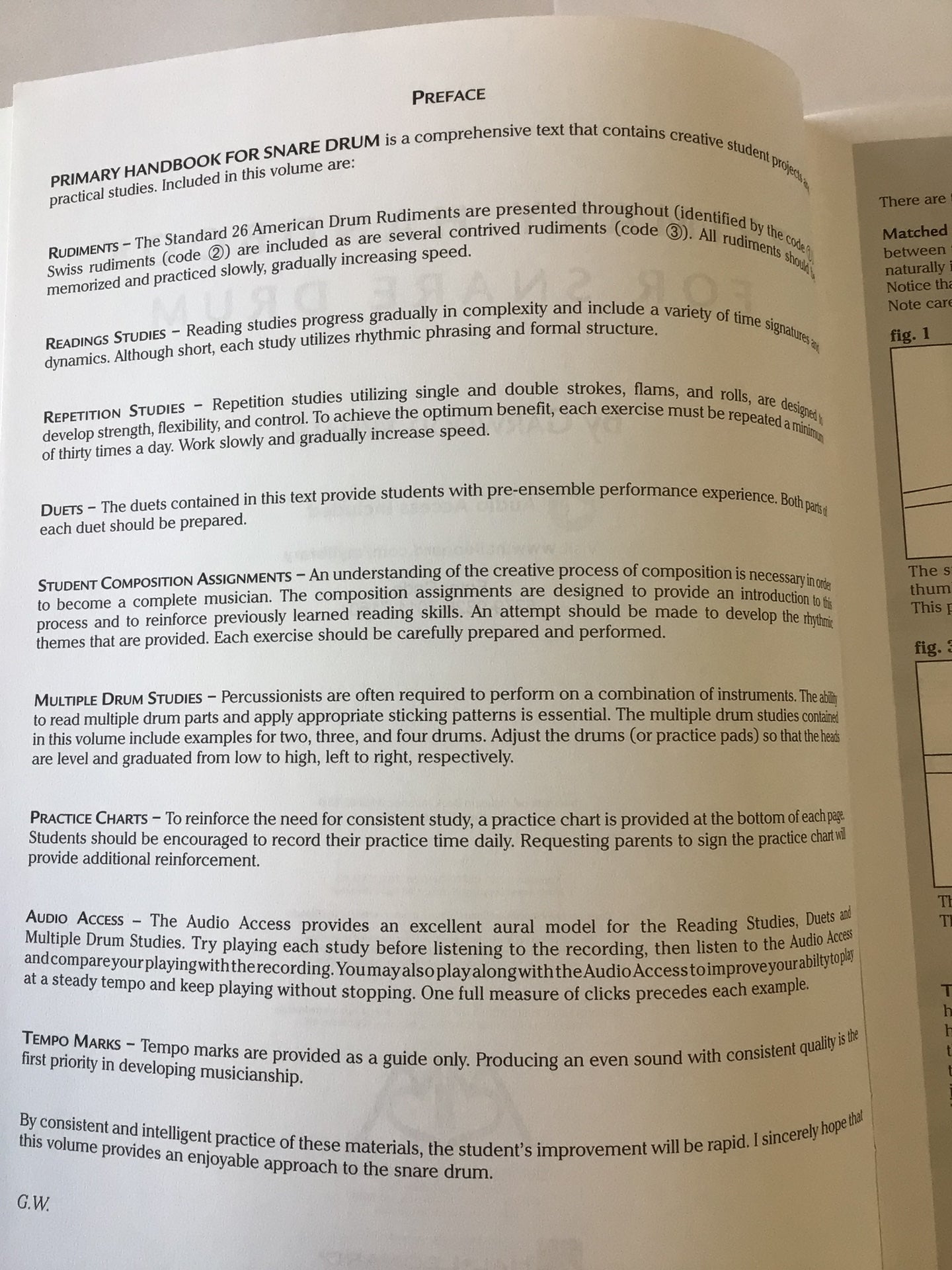 Primary Handbook For Snare Drum - Garwood Whaley with Audio Access