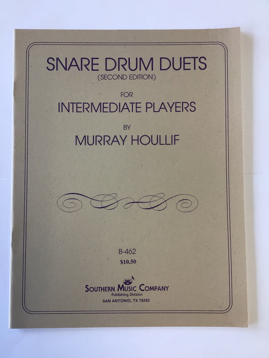 Snare Drum Duets For Intermediate Players - Houllif