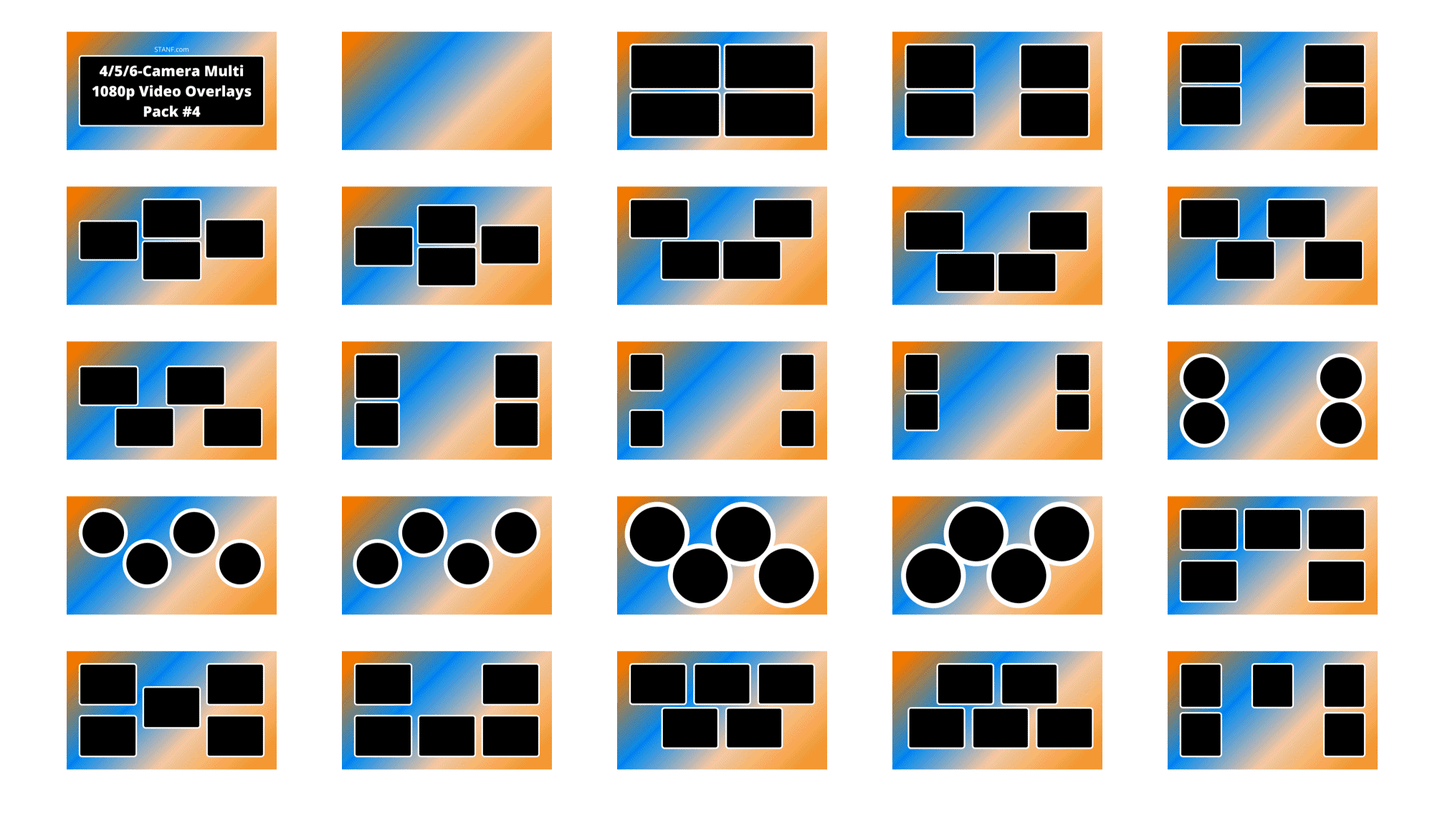 Multi - Super Bundle - 237 Overlays