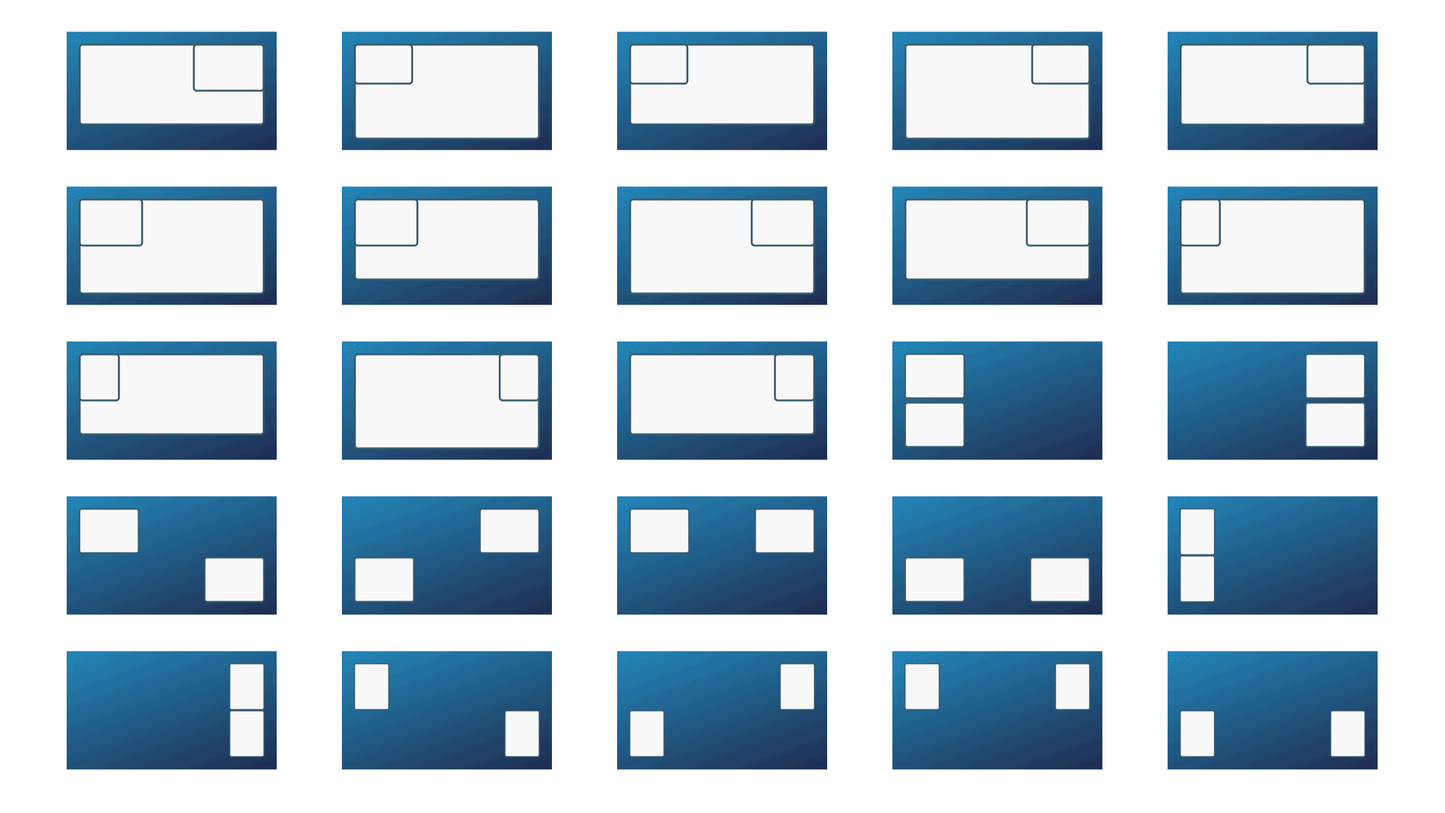 Blue Fade - 2 Camera - 1080p Overlays Pack