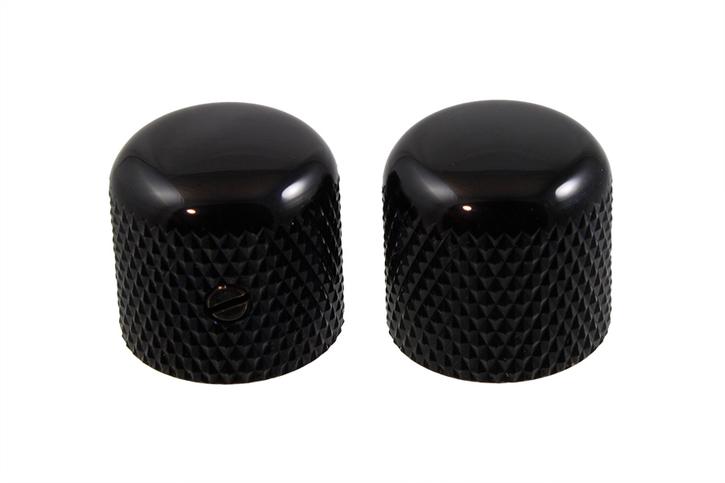 AllParts - Gotoh Dome Knobs (2) with Set Screws - MK0910 Black