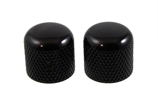 AllParts - Gotoh Dome Knobs (2) with Set Screws - MK0910 Black