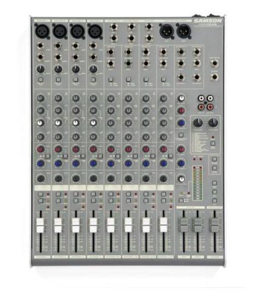 Samson - 12 Channel, 4 Mic/Line Mixer with DSP