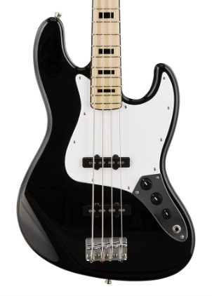 Austin - Double Cutaway Electric Bass Guitar - AJB300BK - F1091