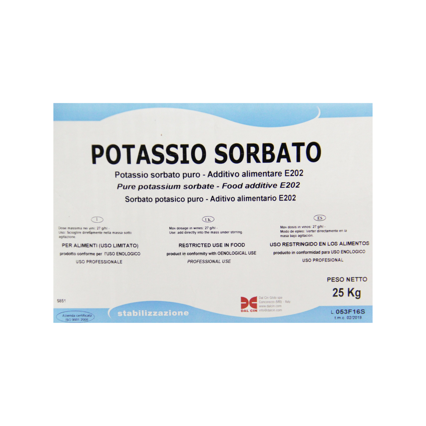 POTASSIUM SORBATE