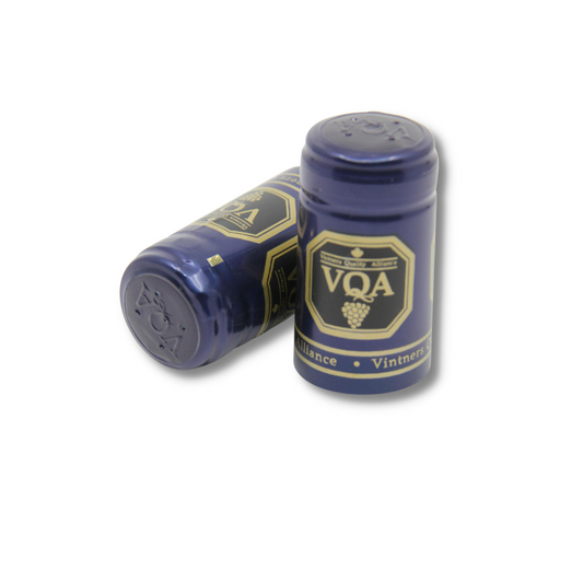 PVC 32.5X60MM OLD VQA CORK NECK FINISH (LARGE LOGO)