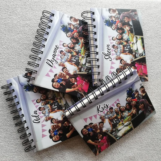 Personalized Notebooks, Sketchpads and Planners