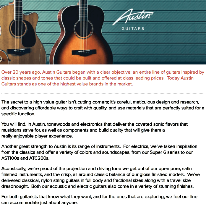 Austin - Double Cutaway Electric Bass Guitar - AJB300BK - F1091