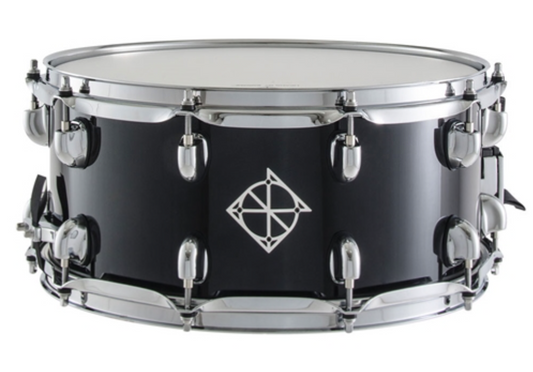 Dixon - 7-ply 6.5x14 Cornerstone Snare Drum - Piano Black SCST654PB