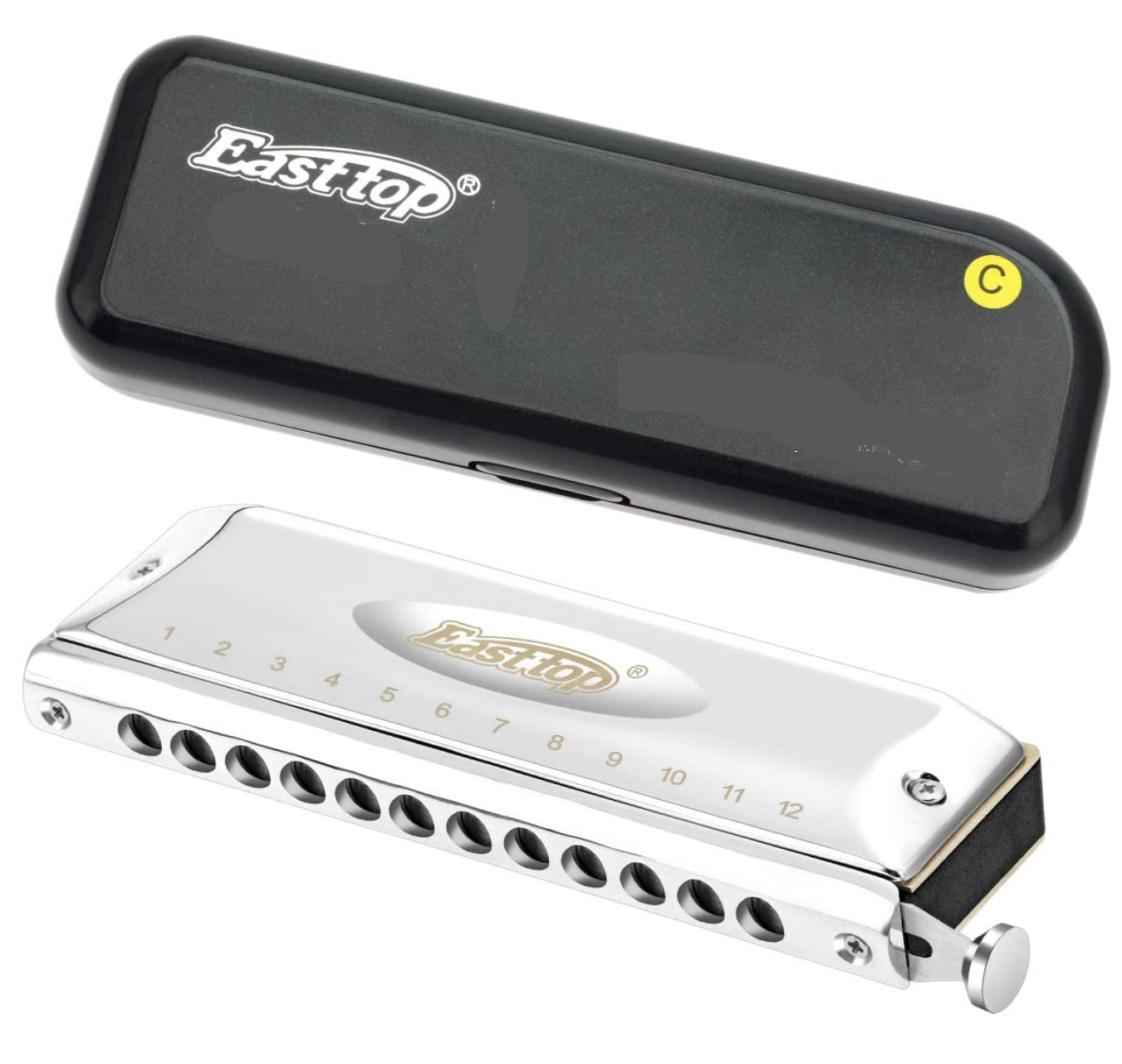 East Top CHROMATIC Harmonica - 12-hole - Double-row - 48 tones