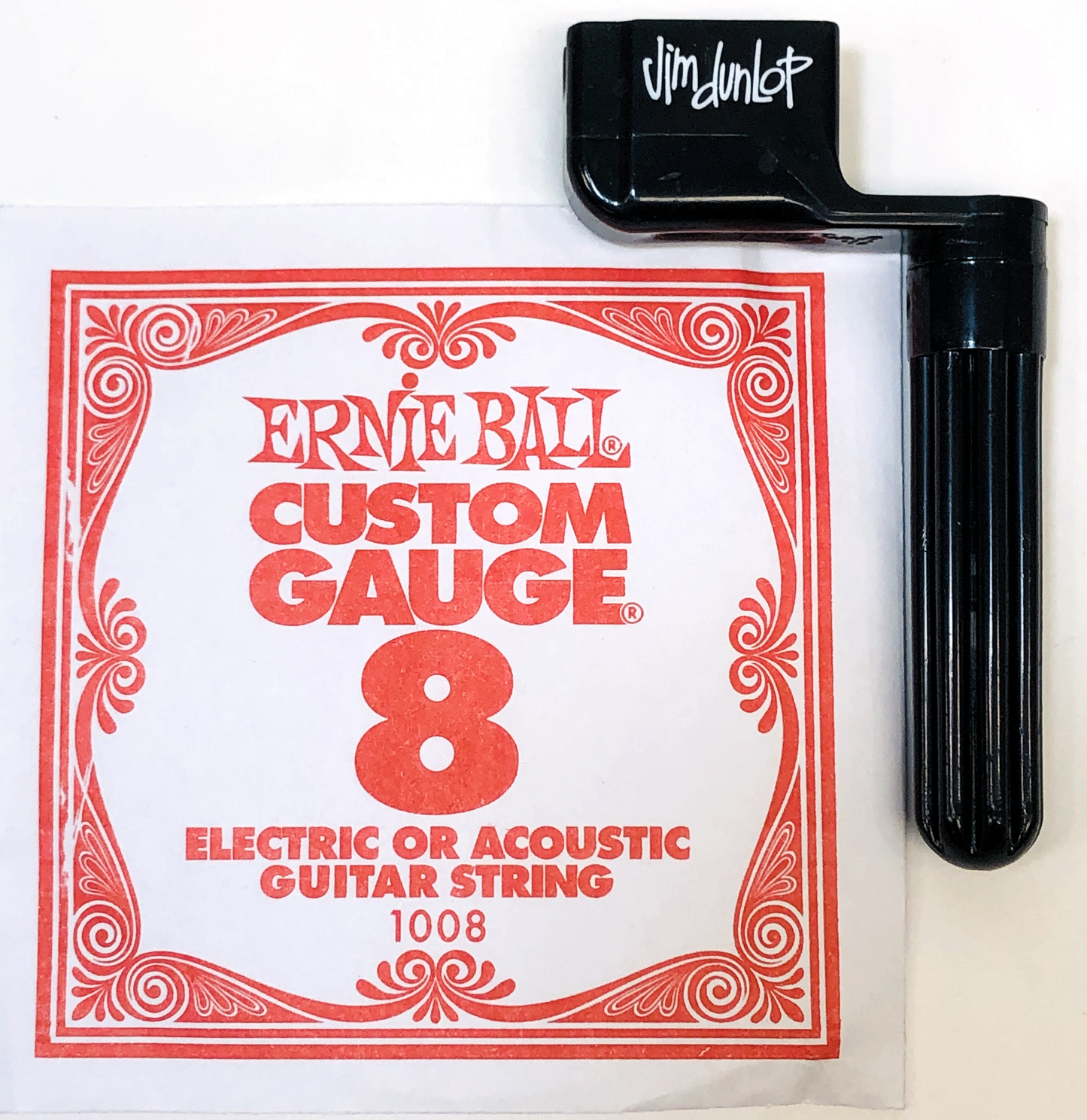 Guitar Candy Pack 01 - Ernie Ball .008 String + Dunlop String Winder - Fornaszewski Music Store, Granite City IL 62040 - www.stanf.com