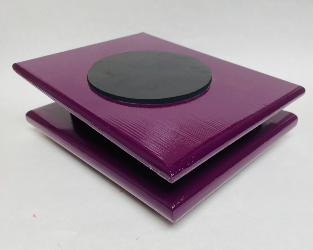 FM Dynamics Drum Practice Pad - Angled - Purple