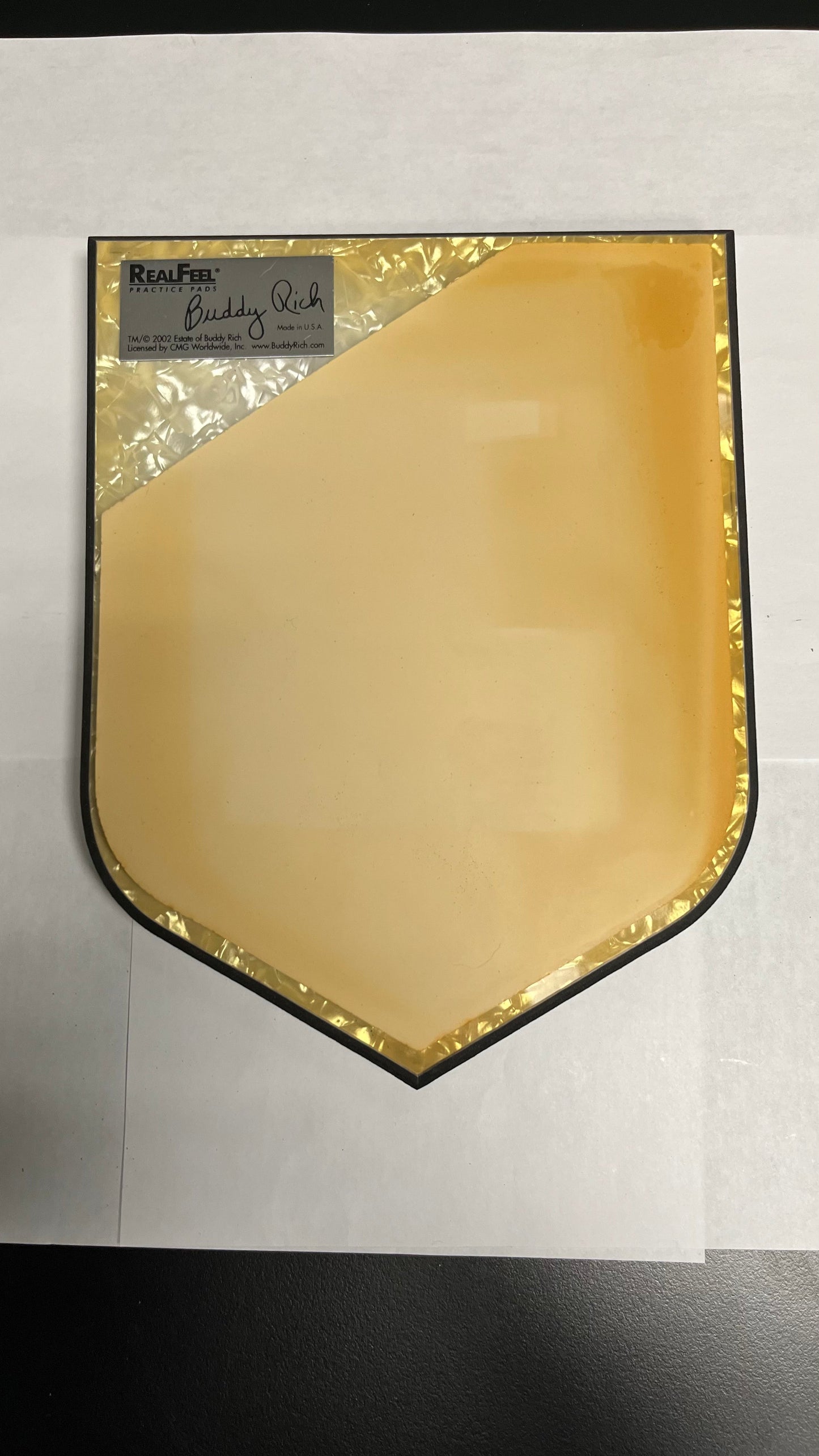 Vintage Buddy Rich Crest Practice Pad [c837]