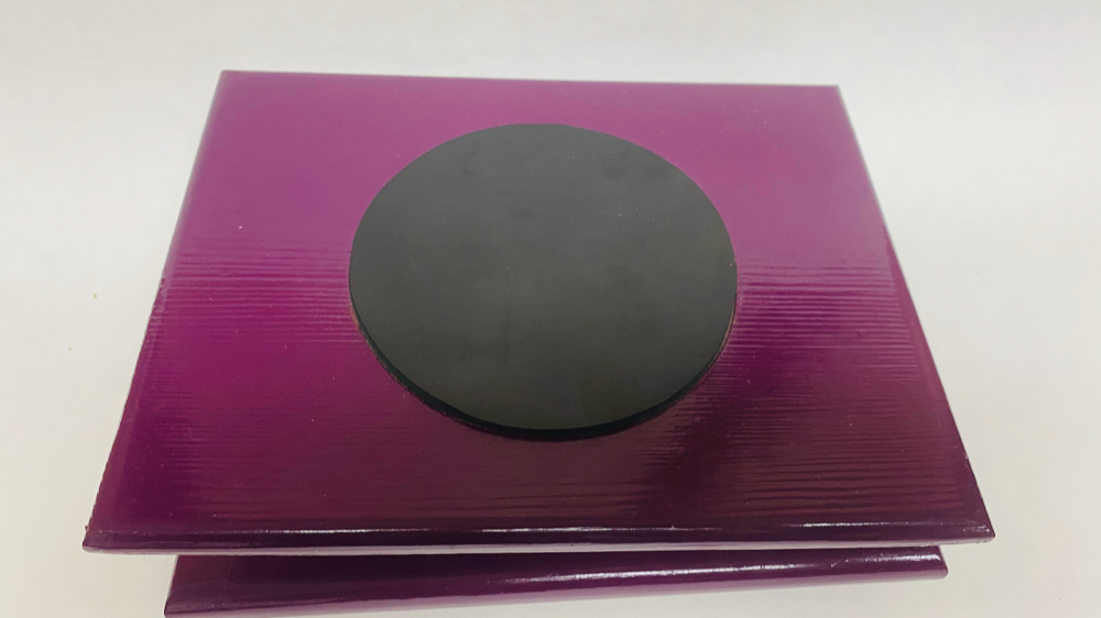 FM Dynamics Drum Practice Pad - Angled - Purple