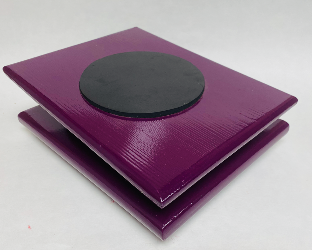 FM Dynamics Drum Practice Pad - Angled - Purple