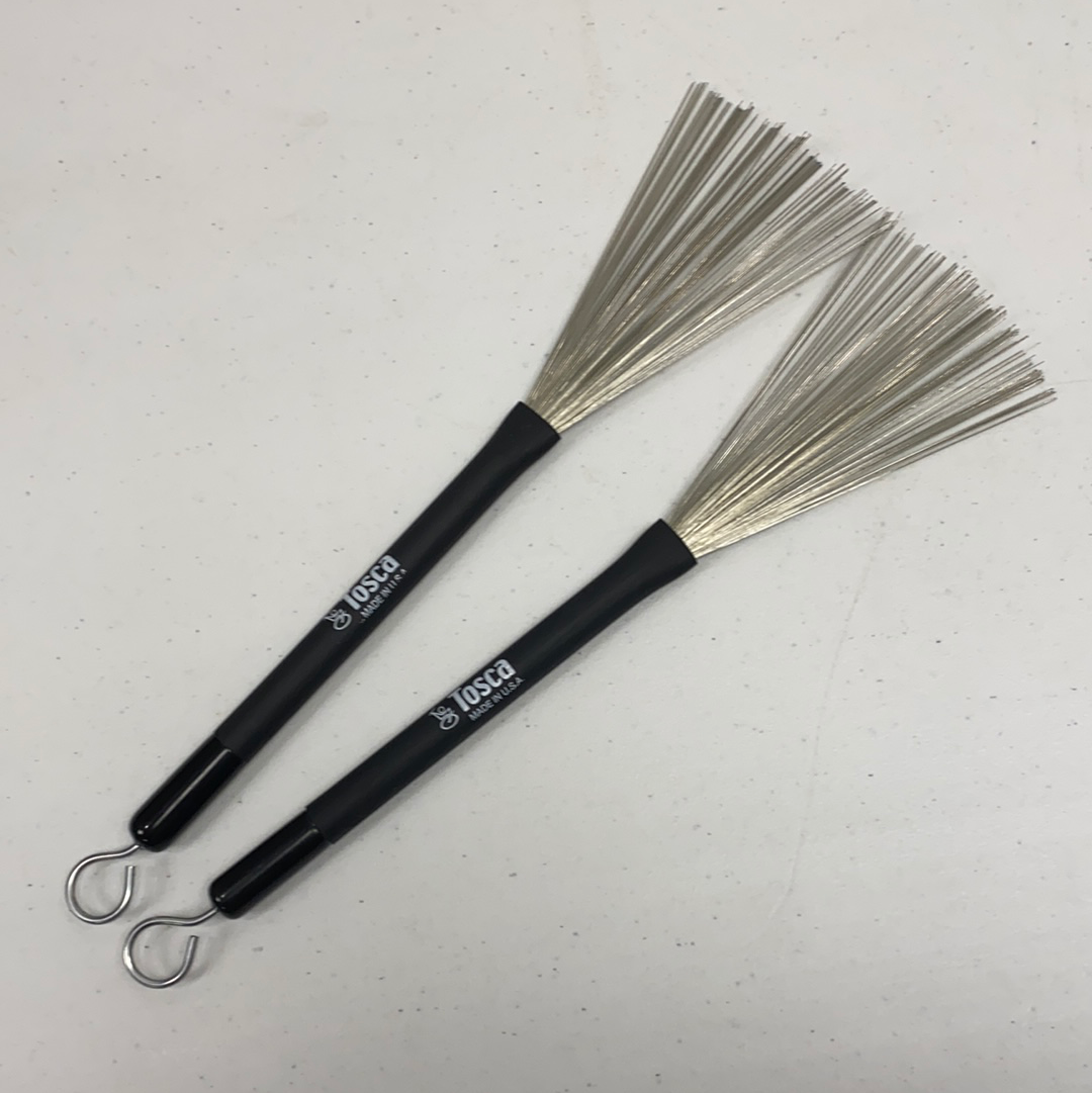 Tosca - Drum Brushes - Regular Steel Wire (Black Cap)