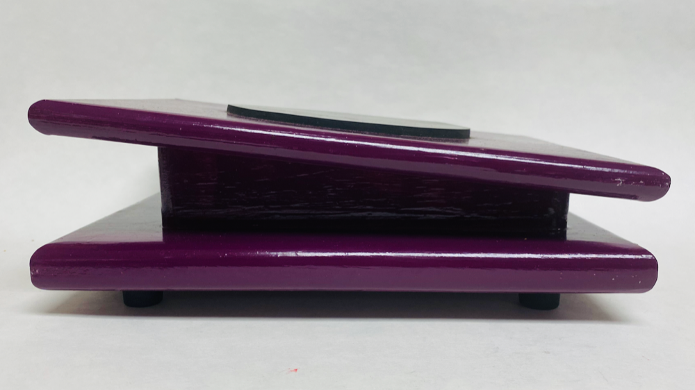 FM Dynamics Drum Practice Pad - Angled - Purple