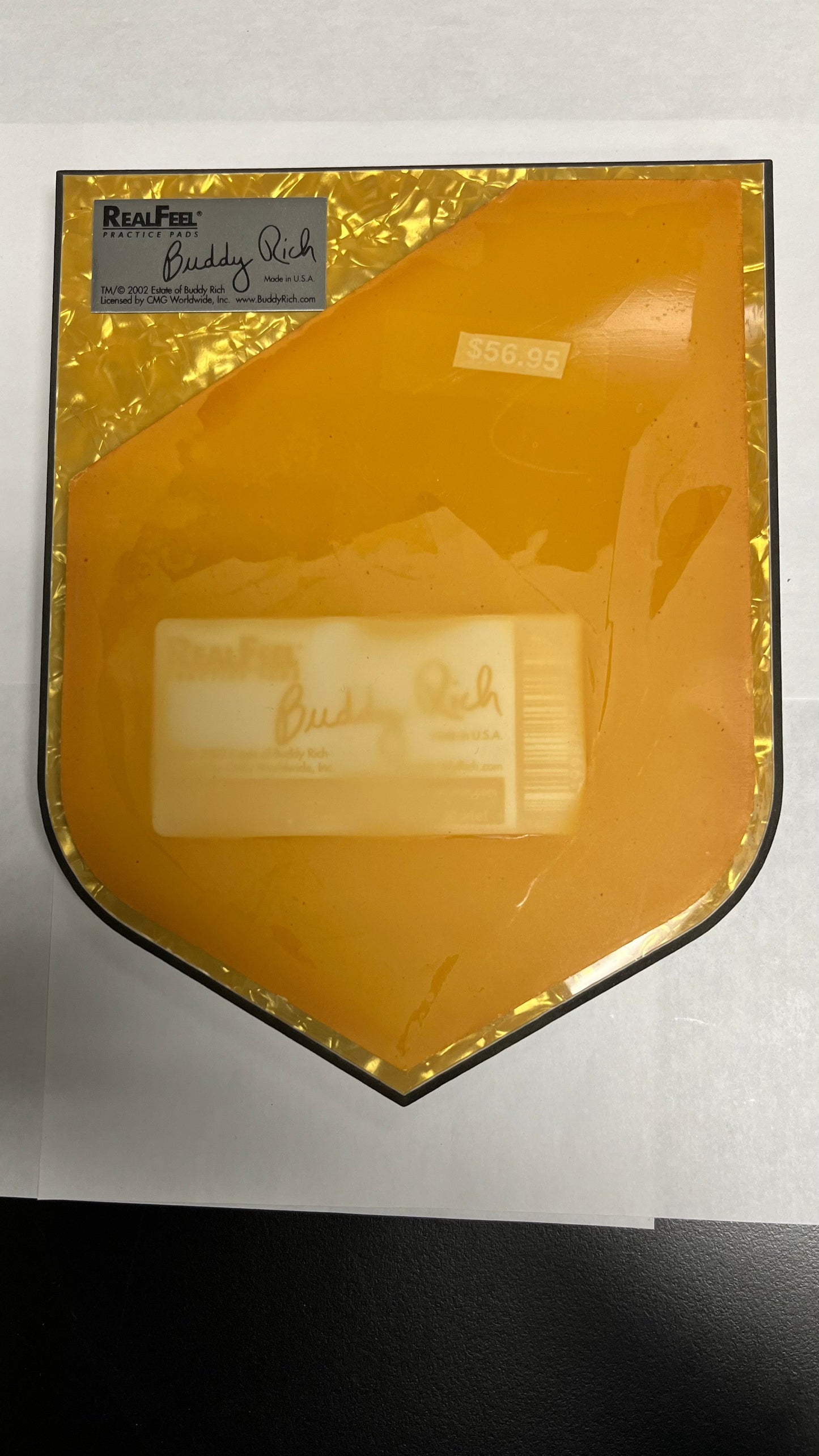 Vintage Buddy Rich Crest Practice Pad [c829]