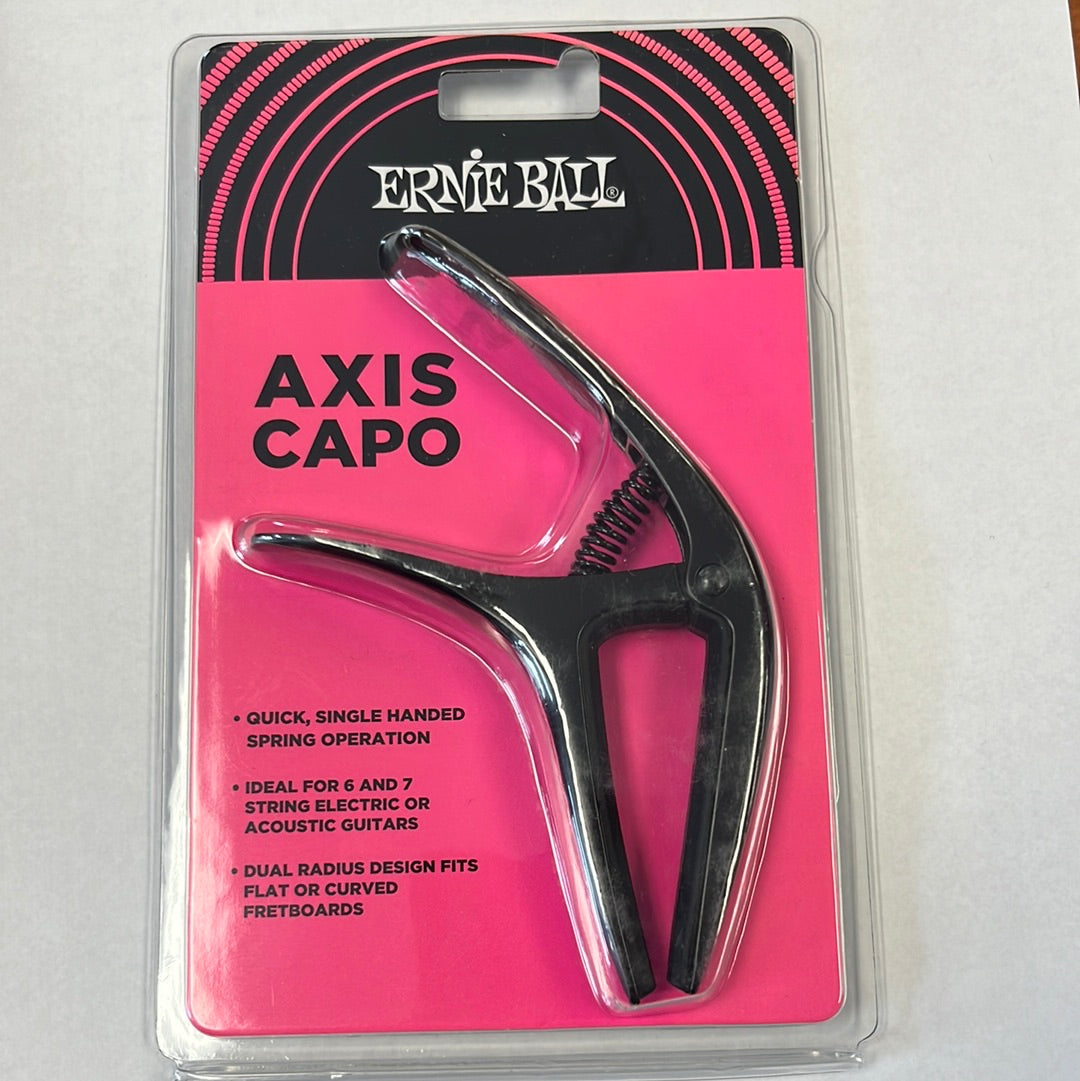 Ernie Ball - Axis Capo for Electric / Acoustic Guitars - Black