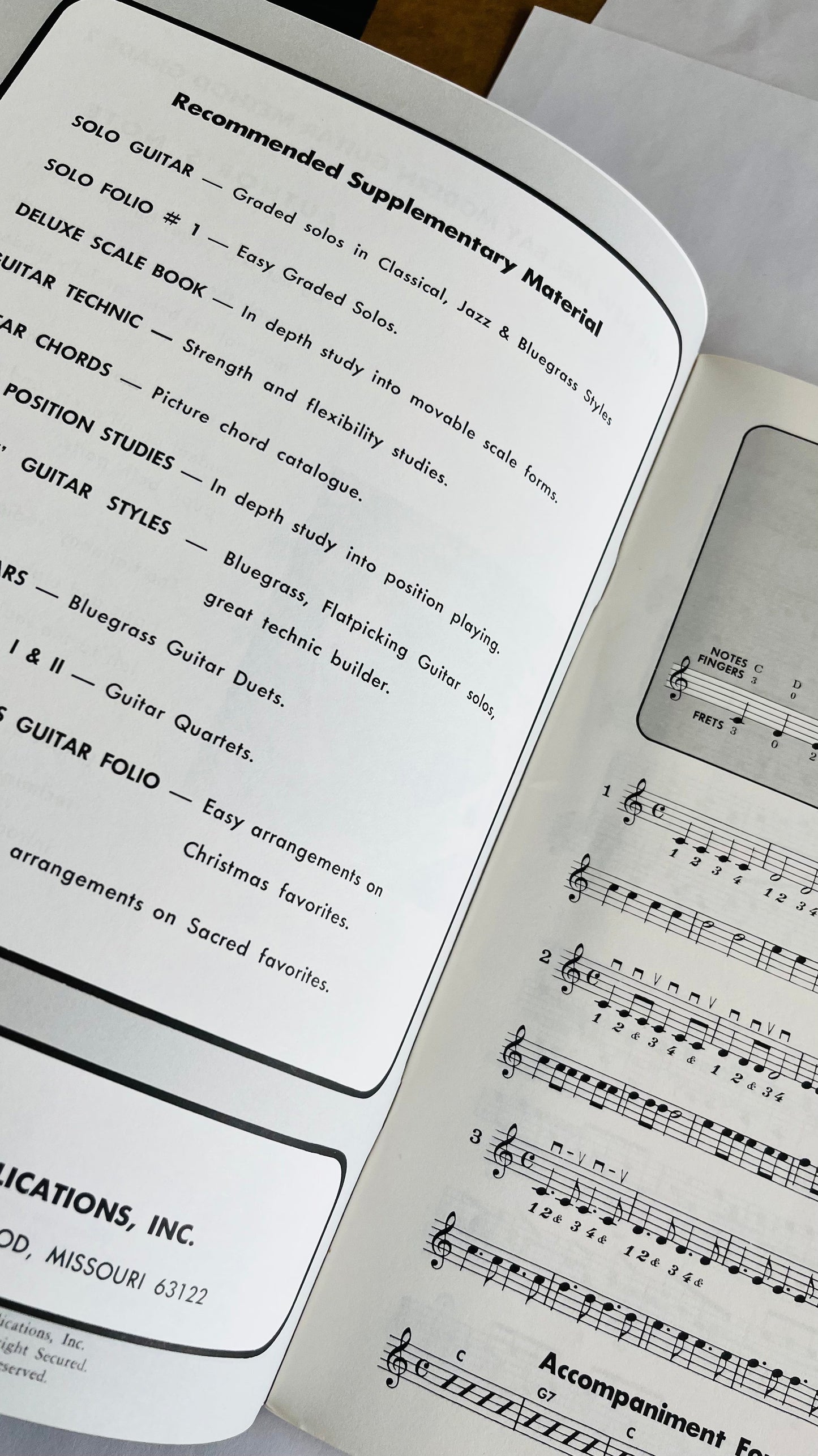 Mel Bay's Modern Guitar Method - Grade 2 c1973