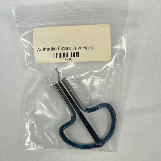 Authentic Ozark Harp ( Jaw Harp ) - Blue