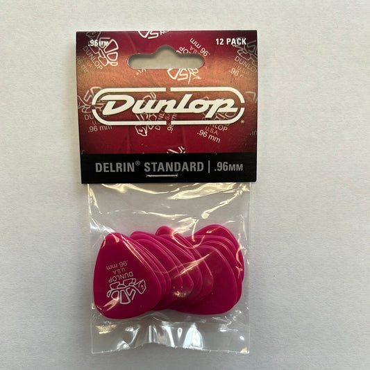 Dunlop - Delrin Standard Nylon Guitar Picks .96mm 12-Pack