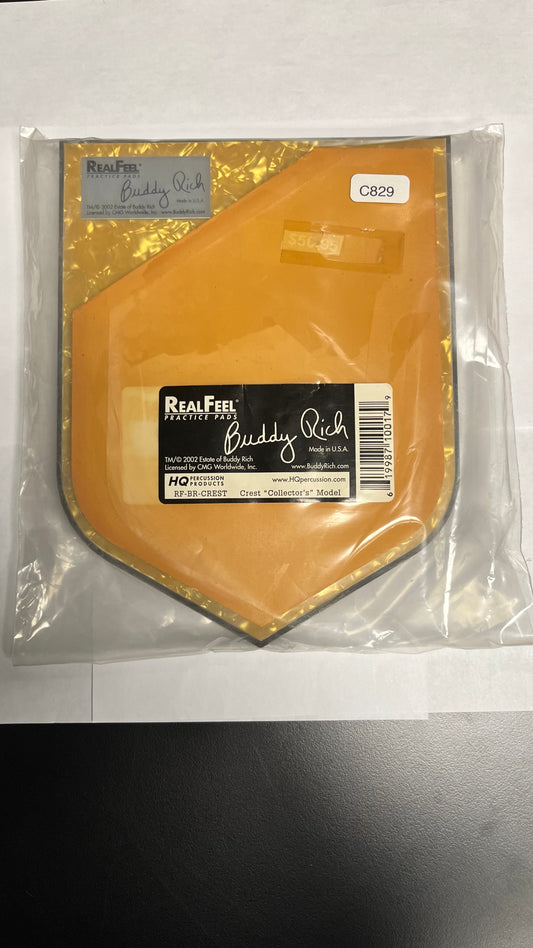 Vintage Buddy Rich Crest Practice Pad [c829]