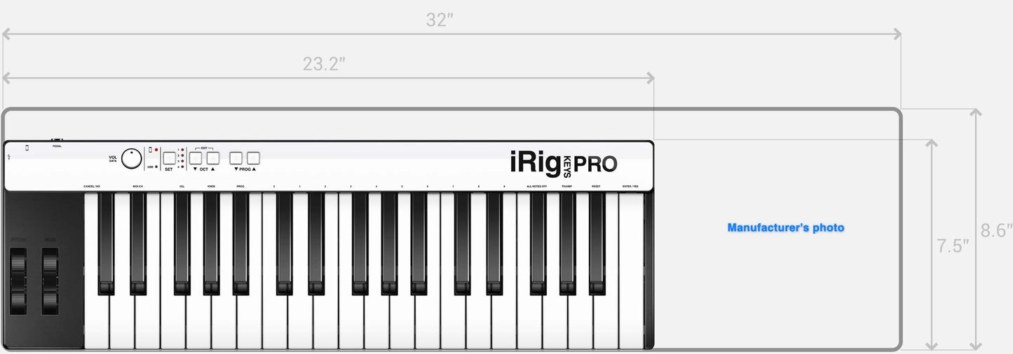 iRig Keys Pro 37-key MIDI Keyboard Controller