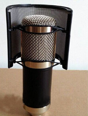 FM - Recording Microphone Pop Filter Windscreen - Black