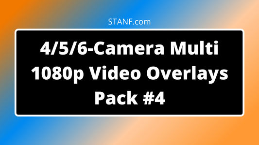 Multi - 4/5/6 Camera - 1080p Overlays Pack